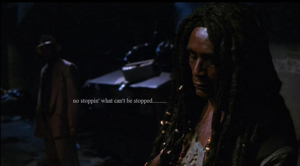 no stoppin' what can't be stopped...