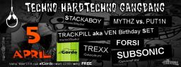Techno ~ Hardtechno Gangbang@elGordo [Varna, BG] - 05.04.2014