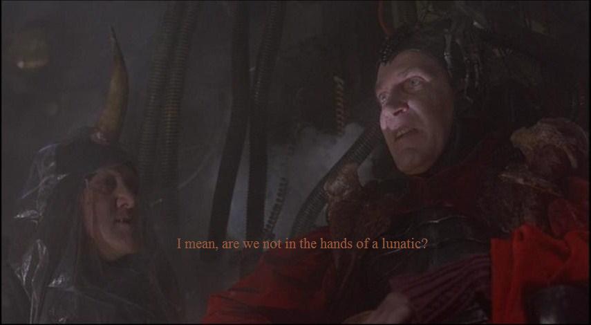 are we not in the hands of a lunatic