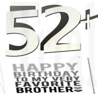 Happy Birthday Brother 52+
