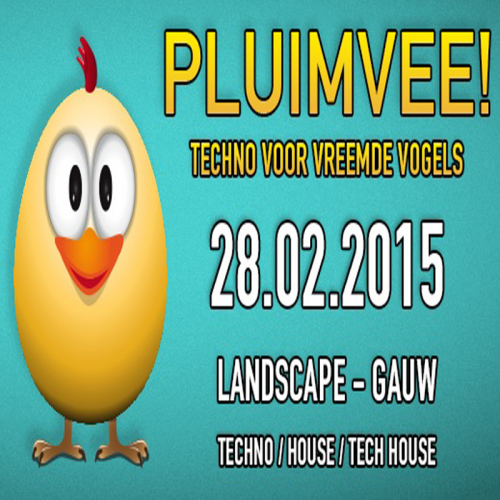 Oscar Seinen - Live @ PLUIMVEE Techno voor vreemde Vogels (Gauw, NL 28-02-2015)