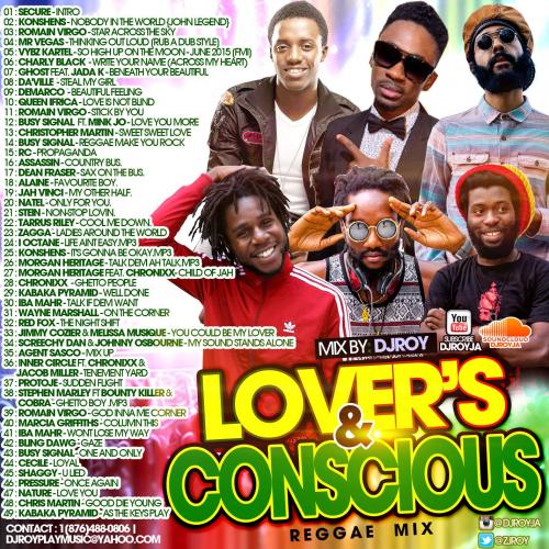 DJ ROY LOVER&#039;S &amp; CONSCIOUS REGGAE MIX 2015