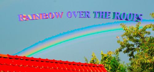 Rainbow over the roofs