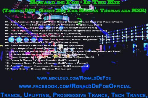 Ronald de Foe - In The Mix (Trance 002 - Guest Mix For Martin Thomas aka M2R)