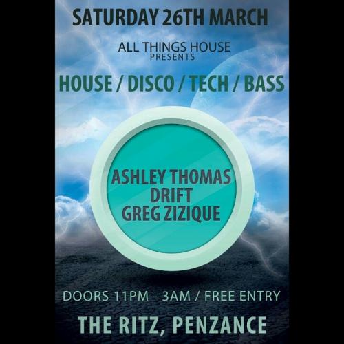 Drift B2B Greg Zizique - Live @ Ritz (Penzance) 26/03/16
