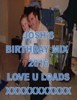 JOSH&#039;S BIRTHDAY MIX VOL 1 2016