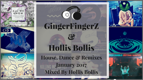 House, Dance and Remixes January 2017 - Mixed by Hollis Bollis