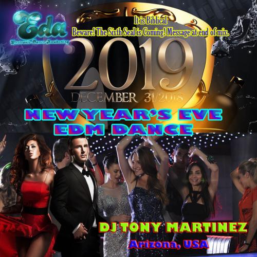 2018-2019 EDM New Year&#039;s Eve Dance v01
