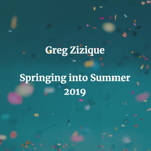 Springing into Summer 2019